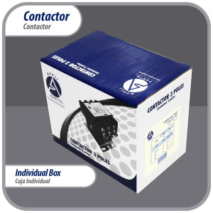Appli Parts APAC-350120 Contactor 3 Polos 50A 120V Bobina Repuesto para Compresores de CA y Aplicaciones Electricas Certificacion UL E476929 de Trabajo Pesado
