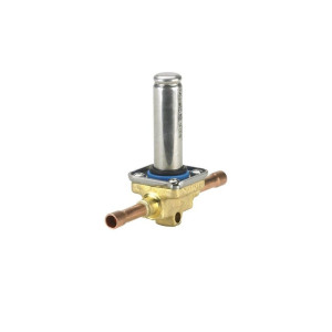 Danfoss 032L1212 Valvula Solenoide 3/8 pulg ODF x 3/8 pulg ODF Soldable Normalmente Cerrada NC EVR 6 Identica 032L5219