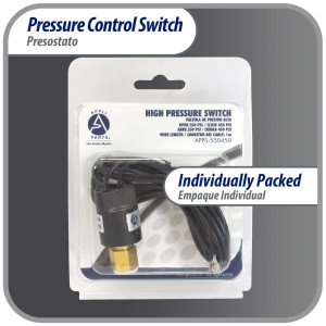 Appli Parts APPS-550450 Valvula Presostato R410 Alta, Abre 550 psi, Cierra 450 psi, 1 m Cable, SPST, 1/4 SAE Hembra, Reset Automatico, remplazo Universal para Aire Acondicionado Appli Parts APPS-550450 Valvula Presostato R410 Alta, Abre 550 psi, Cierra 450 psi, 1 m Cable, SPST, 1/4 SAE Hembra, Reset Automatico, remplazo Universal para Aire Acondicionado