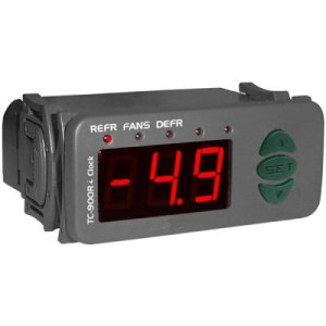 Controlador Electronico Refrigeracion Full Gauge 2 Sensores 3 Salidas Rtc (Tiempo Real) 110/220v (Sitrad Compatible) Tc-900ri Clock, Descontinuado Sustituido Por Tc900elog