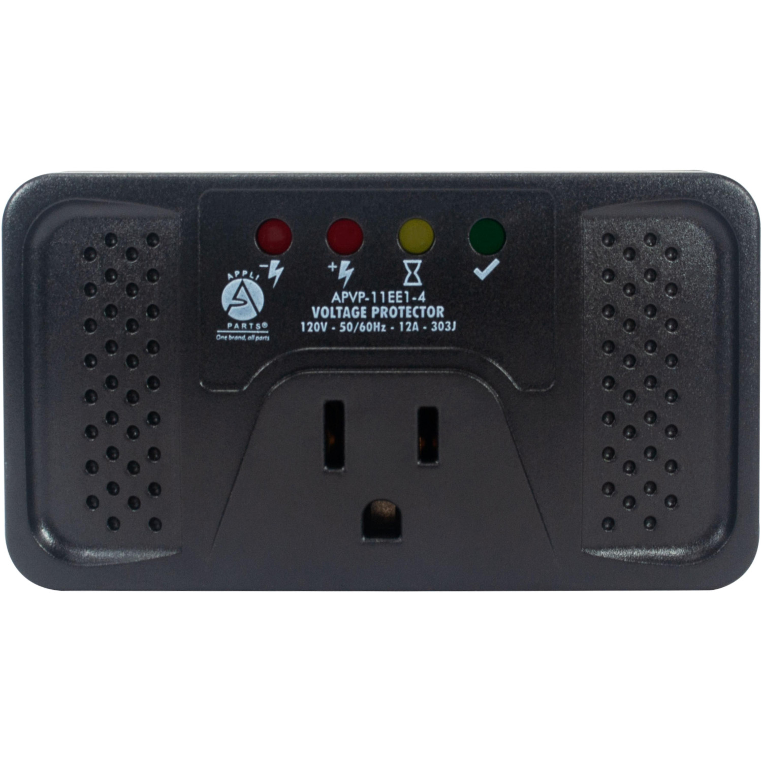 Appli Parts APVP-11EE1-4 Protector de Voltaje 120 V, 50/60 Hz, 12 A, 303 joules, para Refrigerador con Tarjeta Digital, actua como supresor de picos, funciona con todas las marcas de electrodomesticos