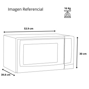 Mabe HMM111BS Horno Microondas 115V. Capacidad 30 L (1.1 pies cubicos) Espejo 1000W Mabe HMM111BS Horno Microondas 115V. Capacidad 30 L (1.1 pies cubicos) Espejo 1000W
