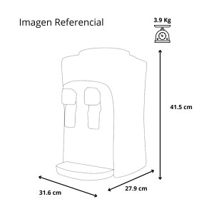 Mabe EMM2PB Enfriador de Agua Blanco 115V Dispensador Tipo Mesa para agua fria y caliente Mabe EMM2PB Enfriador de Agua Blanco 115V Dispensador Tipo Mesa para agua fria y caliente