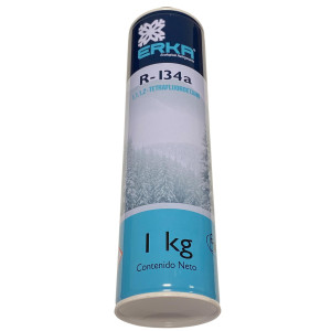 Erka R134a Gas Refrigerante 1 kg / 2.2 lbs Erka R134a Gas Refrigerante 1 kg / 2.2 lbs