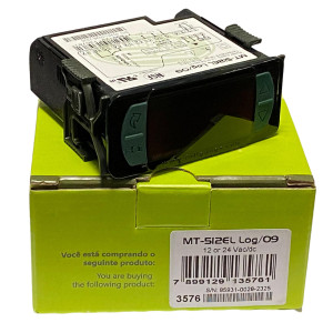 Full Gauge MT-512EL Log Controlador Electronico Refrigeracion para Conservacion. 1 Sensor, 1 Salida, 12/24V, Compatible con Sitrad