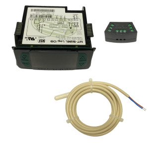 Full Gauge MT-512EL Log Controlador Electronico Refrigeracion para Conservacion. 1 Sensor, 1 Salida, 12/24V, Compatible con Sitrad