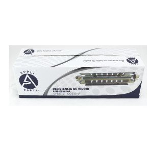 Appli Parts Resistencia Deshielo Vidrio 31cm Tipo WR51X10055 110V 1 pieza, modelo APDH-12G10055
Referencia Resistencia de Descongelamiento WR51X10055AP
 Appli Parts Resistencia Deshielo Vidrio 31cm Tipo WR51X10055 110V 1 pieza, modelo APDH-12G10055
Referencia Resistencia de Descongelamiento WR51X10055AP
