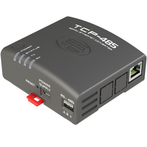 Full Gauge TCP-485 Convertidor (RS-485, Ethernet RJ-45) 1 Cable, 1 Transformador para interconexion con SITRAD