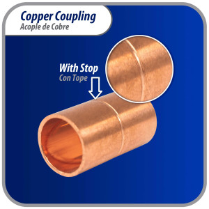 Appli Parts AP-A038 3/8 pulg Anillo de Cobre Accesorios de tuberia de cobre CxC Conexiones soldadas para aplicaciones de refrigeracion, aire acondicionado y plomeria Tuberia de cobre ACR y tipo L Appli Parts AP-A038 3/8 pulg Anillo de Cobre Accesorios de tuberia de cobre CxC Conexiones soldadas para aplicaciones de refrigeracion, aire acondicionado y plomeria Tuberia de cobre ACR y tipo L
