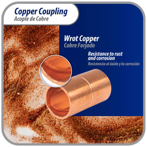 Appli Parts AP-A038 3/8 pulg Anillo de Cobre Accesorios de tuberia de cobre CxC Conexiones soldadas para aplicaciones de refrigeracion, aire acondicionado y plomeria Tuberia de cobre ACR y tipo L Appli Parts AP-A038 3/8 pulg Anillo de Cobre Accesorios de tuberia de cobre CxC Conexiones soldadas para aplicaciones de refrigeracion, aire acondicionado y plomeria Tuberia de cobre ACR y tipo L