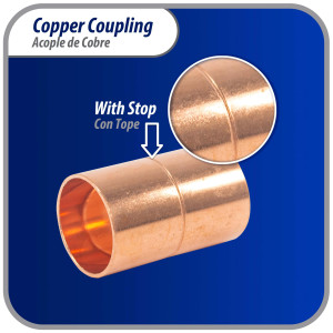 Appli Parts AP-A058 5/8 pulg Anillo de Cobre Accesorios de tuberia de cobre CxC Conexiones soldadas para aplicaciones de refrigeracion, aire acondicionado y plomeria Tuberia de cobre ACR y tipo L Appli Parts AP-A058 5/8 pulg Anillo de Cobre Accesorios de tuberia de cobre CxC Conexiones soldadas para aplicaciones de refrigeracion, aire acondicionado y plomeria Tuberia de cobre ACR y tipo L