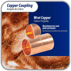 Appli Parts AP-A058 5/8 pulg Anillo de Cobre Accesorios de tuberia de cobre CxC Conexiones soldadas para aplicaciones de refrigeracion, aire acondicionado y plomeria Tuberia de cobre ACR y tipo L Appli Parts AP-A058 5/8 pulg Anillo de Cobre Accesorios de tuberia de cobre CxC Conexiones soldadas para aplicaciones de refrigeracion, aire acondicionado y plomeria Tuberia de cobre ACR y tipo L