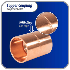 Appli Parts AP-A012 1/2 pulg Anillo de Cobre Accesorio de tuberia de cobre CxC Conexiones soldadas para aplicaciones de refrigeracion, aire acondicionado y plomeria Tuberia de cobre ACR y tipo L Appli Parts AP-A012 1/2 pulg Anillo de Cobre Accesorio de tuberia de cobre CxC Conexiones soldadas para aplicaciones de refrigeracion, aire acondicionado y plomeria Tuberia de cobre ACR y tipo L