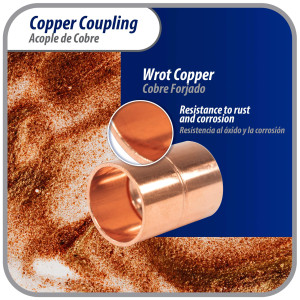 Appli Parts AP-A012 1/2 pulg Anillo de Cobre Accesorio de tuberia de cobre CxC Conexiones soldadas para aplicaciones de refrigeracion, aire acondicionado y plomeria Tuberia de cobre ACR y tipo L Appli Parts AP-A012 1/2 pulg Anillo de Cobre Accesorio de tuberia de cobre CxC Conexiones soldadas para aplicaciones de refrigeracion, aire acondicionado y plomeria Tuberia de cobre ACR y tipo L