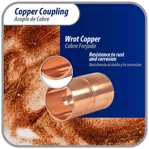 Appli Parts AP-A034 3/4 pulg Anillo de Cobre Accesorios de tuberia de cobre CxC Conexiones soldadas para aplicaciones de refrigeracion, aire acondicionado y plomeria Tuberia de cobre ACR y tipo L Appli Parts AP-A034 3/4 pulg Anillo de Cobre Accesorios de tuberia de cobre CxC Conexiones soldadas para aplicaciones de refrigeracion, aire acondicionado y plomeria Tuberia de cobre ACR y tipo L