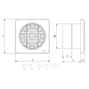 Extractor Future-120 Soler y Palau, 28 W, 2500 rpm, 120 V, 60 Hz, 185 m3/h Extractor Future-120 Soler y Palau, 28 W, 2500 rpm, 120 V, 60 Hz, 185 m3/h