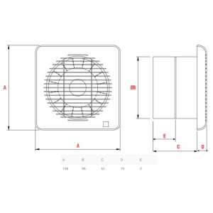 Extractor Future-100 Soler y Palau, 13 W, 2500 rpm, 120 V, 60 Hz, 97 m3/h Extractor Future-100 Soler y Palau, 13 W, 2500 rpm, 120 V, 60 Hz, 97 m3/h