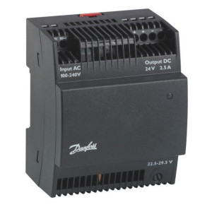 Danfoss 080Z0055 Fuente de Alimentacion AK-PS 250, 100-240 Voltaje Entrada, 24 Voltaje Salida AC, 60 VA, Montaje Din Rail, remplaza 080Z0052 Danfoss 080Z0055 Fuente de Alimentacion AK-PS 250, 100-240 Voltaje Entrada, 24 Voltaje Salida AC, 60 VA, Montaje Din Rail, remplaza 080Z0052