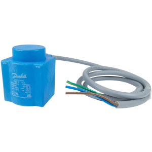 Danfoss 018F6260 Bobina para Solenoide 110 V, 60 Hz, 11 W, 115 V, 50 Hz, 13 W, con Cable de 1 m, IP 67, BF115CS