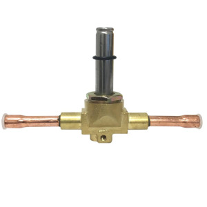 Appli Parts APSOV-14CS Valvula Solenoide Cuerpo 1/4 pulg ODF Soldable, normalmente cerrada NC, Bobina no incluida, para refrigerante tipo CFC HCFC y HFC