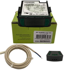 Full Gauge MT-512E Log Controlador Electronico para Refrigeracion y Calefaccion. 1 Sensor, 1 Salida, 110/220V Compatible con Sitrad