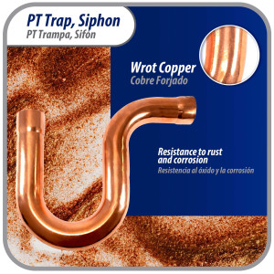 Appli Parts AP-PT138 Sifon de Cobre de 1-3/8 pulg Trampa de Aceite CxC Conexiones soldadas para aplicaciones de refrigeracion, aire acondicionado y plomeria Tuberia de Cobre ACR y tipo L Appli Parts AP-PT138 Sifon de Cobre de 1-3/8 pulg Trampa de Aceite CxC Conexiones soldadas para aplicaciones de refrigeracion, aire acondicionado y plomeria Tuberia de Cobre ACR y tipo L