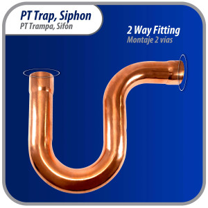 Appli Parts AP-PT138 Sifon de Cobre de 1-3/8 pulg Trampa de Aceite CxC Conexiones soldadas para aplicaciones de refrigeracion, aire acondicionado y plomeria Tuberia de Cobre ACR y tipo L Appli Parts AP-PT138 Sifon de Cobre de 1-3/8 pulg Trampa de Aceite CxC Conexiones soldadas para aplicaciones de refrigeracion, aire acondicionado y plomeria Tuberia de Cobre ACR y tipo L