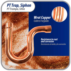Appli Parts AP-PT078 Sifon de Cobre de 7/8 pulg Trampa de Aceite CxC Conexiones soldadas para aplicaciones de refrigeracion, aire acondicionado y plomeria Tuberia de Cobre ACR y tipo L Appli Parts AP-PT078 Sifon de Cobre de 7/8 pulg Trampa de Aceite CxC Conexiones soldadas para aplicaciones de refrigeracion, aire acondicionado y plomeria Tuberia de Cobre ACR y tipo L