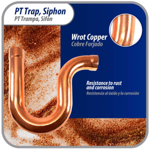 Appli Parts AP-PT158 Sifon de Cobre de 1-5/8 pulg Trampa de Aceite CxC Conexiones soldadas para aplicaciones de refrigeracion, aire acondicionado y plomeria Tuberia de Cobre ACR y tipo L Appli Parts AP-PT158 Sifon de Cobre de 1-5/8 pulg Trampa de Aceite CxC Conexiones soldadas para aplicaciones de refrigeracion, aire acondicionado y plomeria Tuberia de Cobre ACR y tipo L