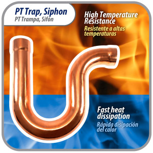 Appli Parts AP-PT158 Sifon de Cobre de 1-5/8 pulg Trampa de Aceite CxC Conexiones soldadas para aplicaciones de refrigeracion, aire acondicionado y plomeria Tuberia de Cobre ACR y tipo L Appli Parts AP-PT158 Sifon de Cobre de 1-5/8 pulg Trampa de Aceite CxC Conexiones soldadas para aplicaciones de refrigeracion, aire acondicionado y plomeria Tuberia de Cobre ACR y tipo L