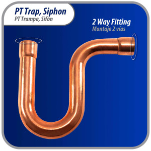Appli Parts AP-PT058 Sifon de Cobre de 5/8 pulg Trampa de Aceite CxC Conexiones soldadas para aplicaciones de refrigeracion, aire acondicionado y plomeria Tuberia de Cobre ACR y tipo L Appli Parts AP-PT058 Sifon de Cobre de 5/8 pulg Trampa de Aceite CxC Conexiones soldadas para aplicaciones de refrigeracion, aire acondicionado y plomeria Tuberia de Cobre ACR y tipo L
