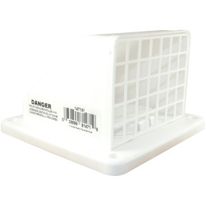 Lambro Rejilla Ventilacion Blanca 4in 1471W