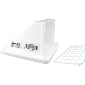 Lambro Rejilla Ventilacion Blanca 4in 1471W