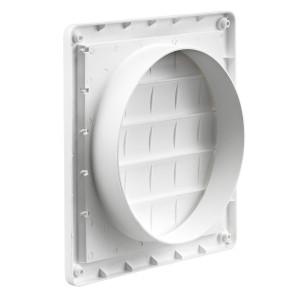 Lambro Usa Rejilla Ventilacion Blanca 8in de Plastico 363W