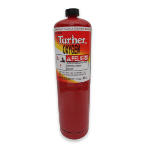 Tanque Rojo Oxigeno 1.4 Oz Turner Ox-9c Tanque Rojo Oxigeno 1.4 Oz Turner Ox-9c