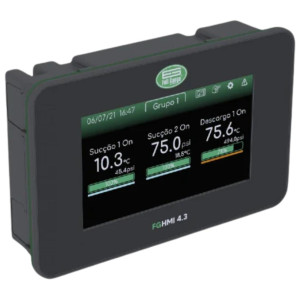 Interfaz Digital Full Gauge FG-HMI 4.3 
FG-HMI 4.3 se comunica con  RCK-862 plus a traves de conexion RS-485 Interfaz Digital Full Gauge FG-HMI 4.3 
FG-HMI 4.3 se comunica con  RCK-862 plus a traves de conexion RS-485