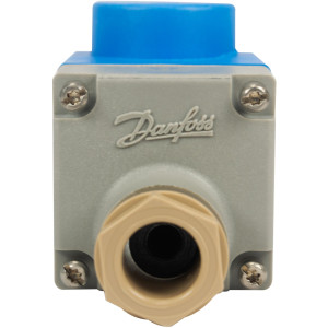 Danfoss 018F6732 Bobina para Solenoide 220-230 V, 60 Hz, 14 W,  50Hz, 17 W, IP67, BE230CS, Caja de Conexion, Sirve para Valvulas VDH y VDHT, identico 018F8732, 018F7919