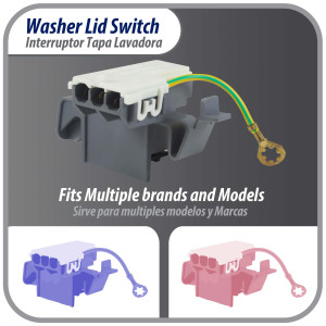 8318084 Appli Parts Interruptor Switch Lavadora de la Tapa Compatible con Whirlpool AP3180933, PS886960, WP8318084, AP6012742, ES8084, PS11745957, TJ90ES8084 8318084 Appli Parts Interruptor Switch Lavadora de la Tapa Compatible con Whirlpool AP3180933, PS886960, WP8318084, AP6012742, ES8084, PS11745957, TJ90ES8084