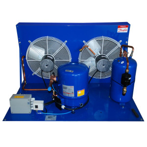 Danfoss OP-HGZ080D32Q Unidad Condensadora Microcanal 7HP MBP 230V/3Ph/60Hz R134,R404,R507 2 Ventiladores con Compresor Reciprocante MTZ80-3 114N3308