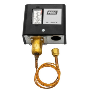 PENN P70AA-118 Control de Presion JCI, baja 12 a 80 psi, SPST abre en baja, control de ciclo del ventilador del condensador para refrigerantes no-corrosivos PENN P70AA-118 Control de Presion JCI, baja 12 a 80 psi, SPST abre en baja, control de ciclo del ventilador del condensador para refrigerantes no-corrosivos