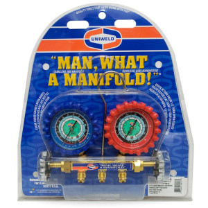 Juego Manometro Uniweld Completo R12/R22/R134a Qal3sm-5 (Psi-Kg/Cm2-Centigrados) Juego Manometro Uniweld Completo R12/R22/R134a Qal3sm-5 (Psi-Kg/Cm2-Centigrados)
