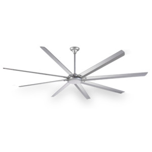 Ventilador De Techo S-P Hvf-2500A 127v acabado Aluminio