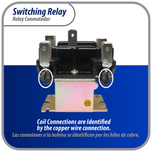 Appli Parts APSWR-340 Rele de conmutacion 90-340, de uso general, DPDT, Doble Polo, Doble Tiro, bobina de 24 V, CA, para aplicaciones HVAC y otras instalaciones electricas generales Remplaza APSR-340