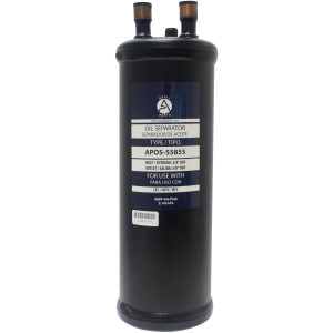 Appli Parts APOS-55855 Separador de Aceite 5/8 pulg ODF Soldable, CFC,HCFC,HFC,R22,R407C,R502,R134a,R404A,R507, Temperatura de trabajo desde -10 C a 130 C
