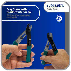 Appli Parts APT-TC157 Corta Tubo Capilar para Cobre, medidas hasta 1/8 de pulg o 3 Milim, para Profesionales y Bricolaje, sirve otros metales blandos