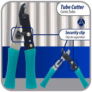 Appli Parts APT-TC157 Corta Tubo Capilar para Cobre, medidas hasta 1/8 de pulg o 3 Milim, para Profesionales y Bricolaje, sirve otros metales blandos