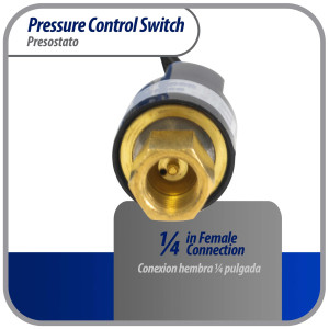 Appli Parts APPS-350250 Valvula Presostato R22 Alta, Abre 350 psi, Cierra 250 psi, 1 m Cable, SPST, 1/4 SAE Hembra, Reset Automatico, remplazo Universal para Aire Acondicionado Appli Parts APPS-350250 Valvula Presostato R22 Alta, Abre 350 psi, Cierra 250 psi, 1 m Cable, SPST, 1/4 SAE Hembra, Reset Automatico, remplazo Universal para Aire Acondicionado