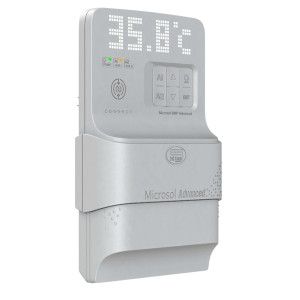 Controlador Electronico Full Gauge Calefaccion  Solar 230v Microsol BMP Advanced Connect
