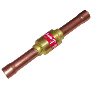 Danfoss NRV 6s 1/4 in Valvula de Retencion, ODF, Soldable, Recta SW, 020B1010 Remplaza 020-1010, 020B1057
