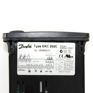 Controlador Electronico Refrigeracion Danfoss Ekc202c 220v (Sensor De Temperatura 084b4403 No Incluido)
4 salidas relay, 2 entrada sensors, 1 entrada digital